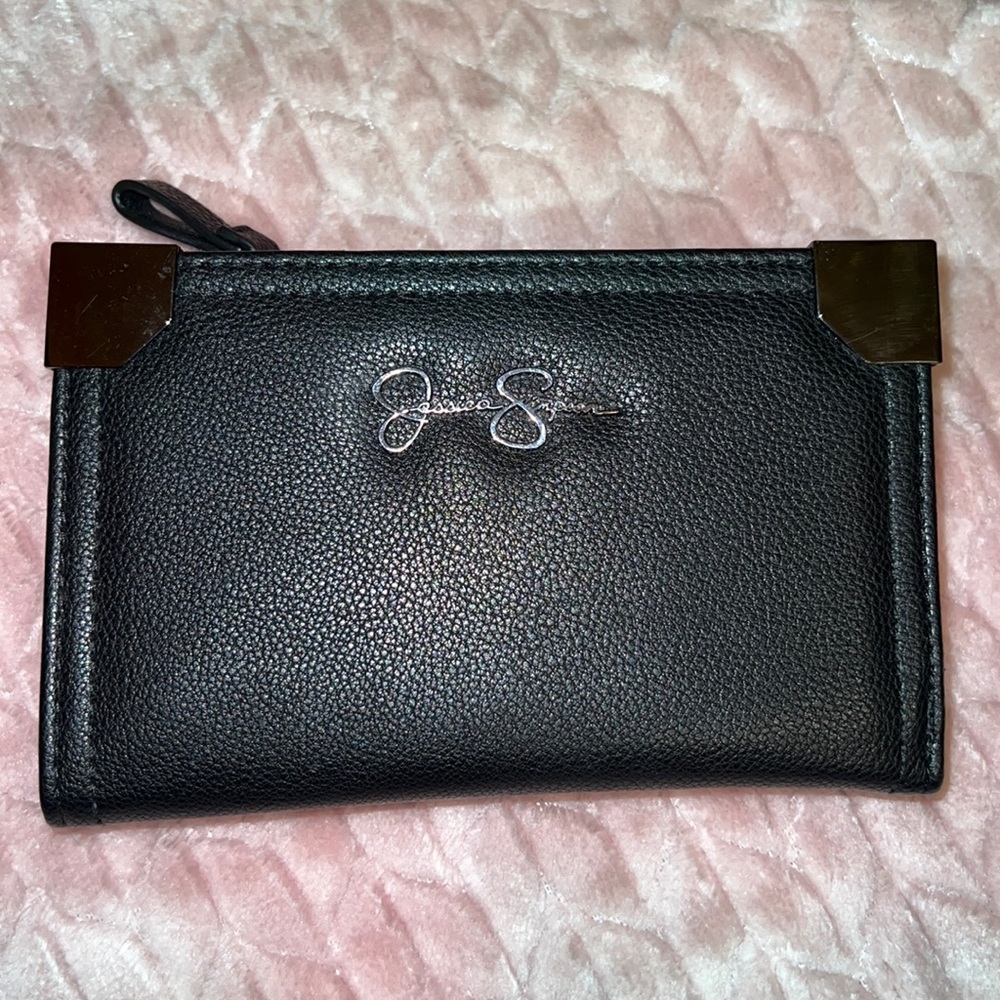 Black Jessica Simpson Multi compartment Wallet